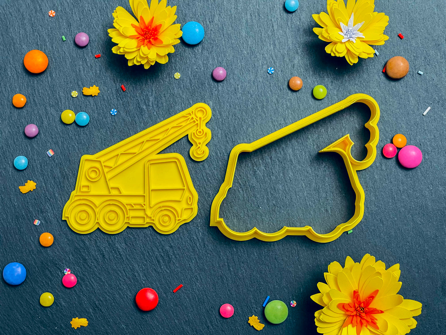 Crane Truck Cookie Cutter