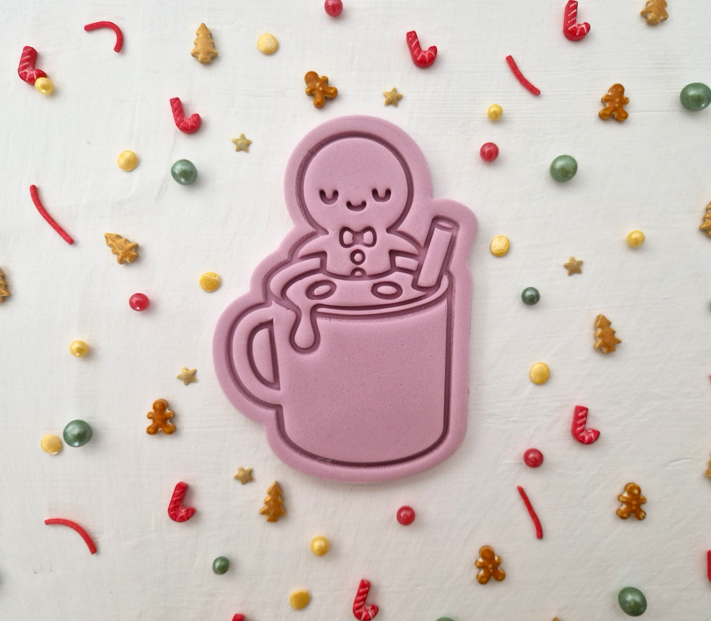 Gingerbread Boy in Coco - Christmas Cookie Cutter