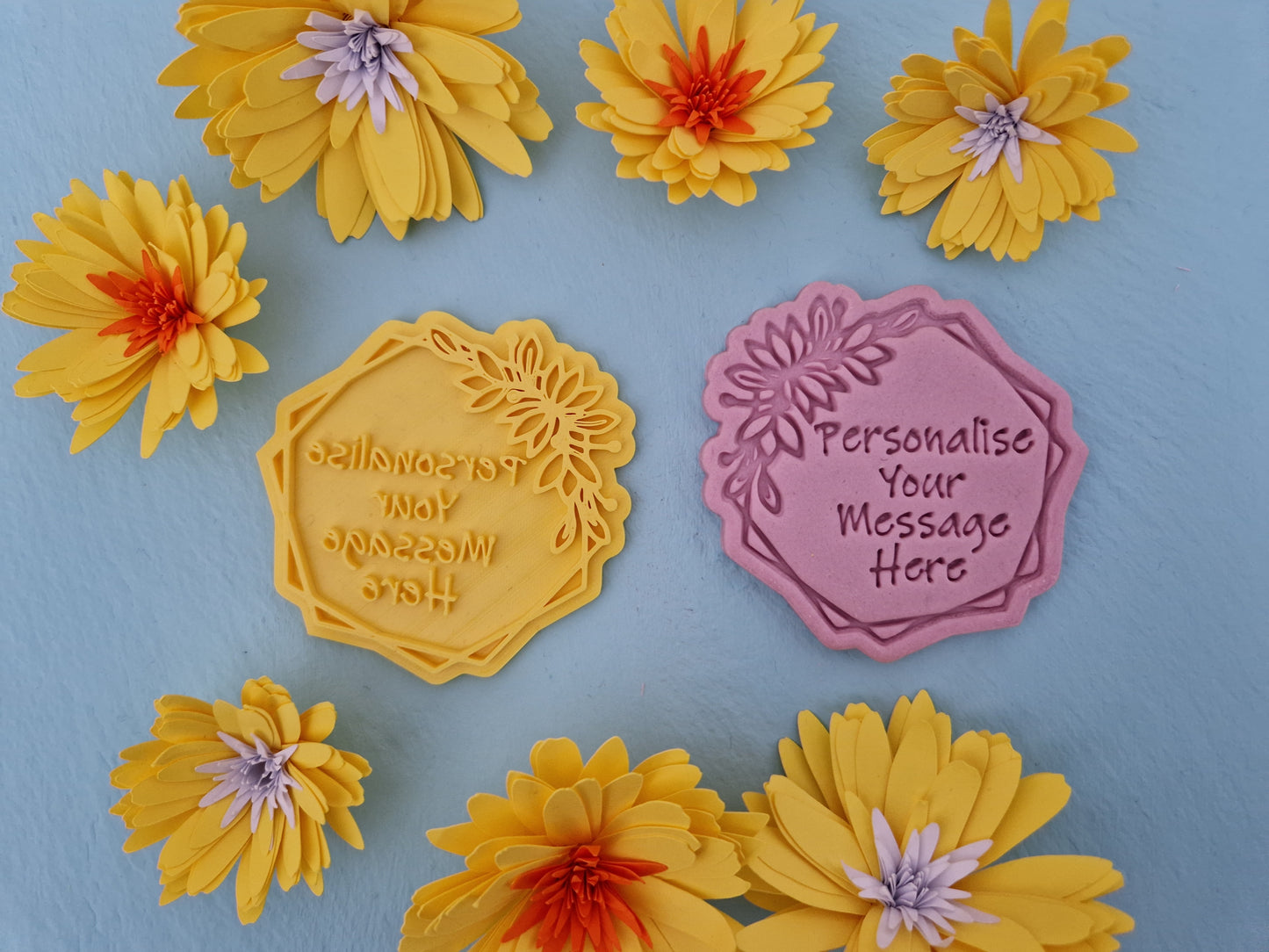 Personalised Hexagon Cookie Cutter