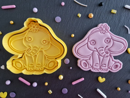 Baby Elephant Cookie Cutter
