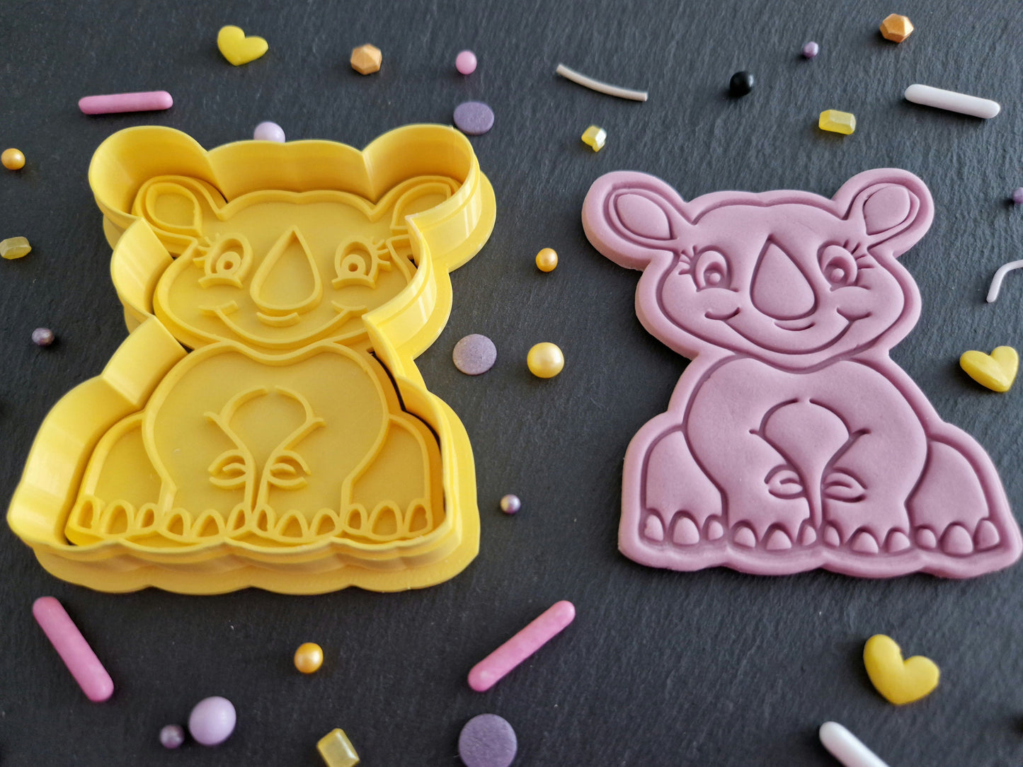 Baby Rhino Cookie Cutter